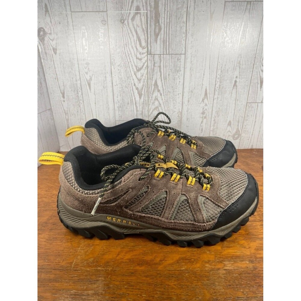 Merrell Oakcreek Men's 9W Low Top Hiking Shoes Brown Espresso Trail Sneakers